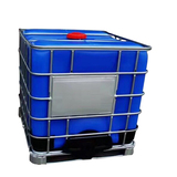厂家直供1000L正方形带阀门塑料桶1立方塑胶方桶1吨化工吨槽