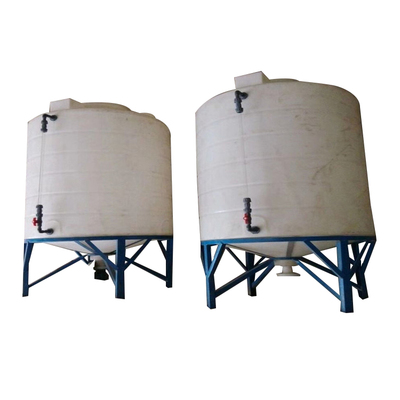 厂家直供6立方聚乙烯pe锥形搅拌罐6吨一体锥形桶6000L尖底罐