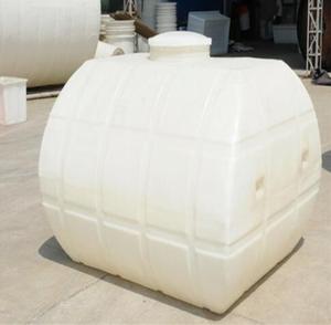 2吨卧式水塔 2立方车载运输塑料桶 2000L方形柴油桶 卧式PE储罐 卧式PE水箱