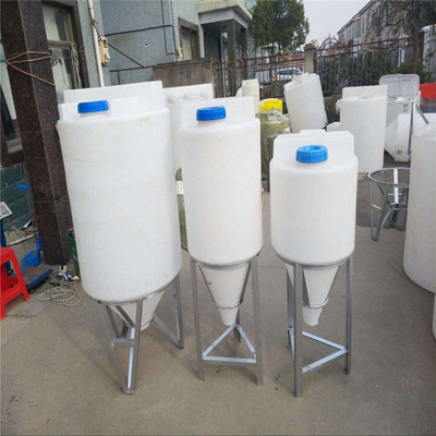 厂家直供300L斜底圆柱形加药桶搅拌罐计量桶