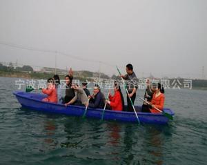水产养殖行业用6米大小塑料渔船 塑料PE船钓鱼船